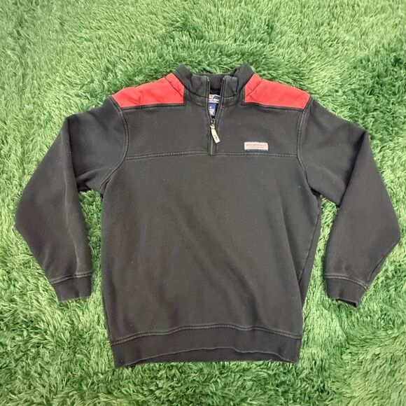Vineyard Vines Other - Vineyard Vines Red | Black Men's Heavy Duty Sweater Sz Medium